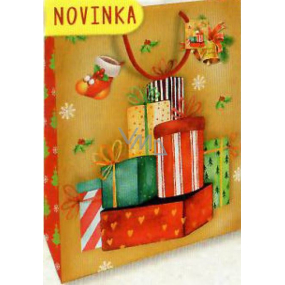 Nekupto Dárková papírová taška 32,5 x 26 x 13 cm Vánoční 1811 30 WBL