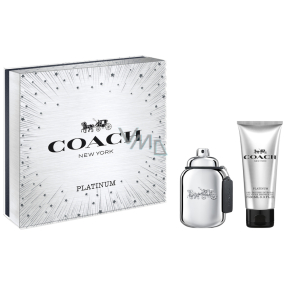 Coach Platinum parfémovaná voda pro muže 60 ml + sprchový gel 100 ml, dárková sada