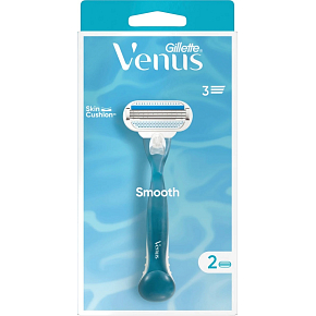 Gillette Venus Smooth dámský holicí strojek + 2 náhradní hlavice