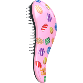 Dtangler Detangling Brush Kids kartáč pro snadné rozčesání vlasů 18,5 cm Pink
