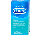 Durex Classic klasický kondom nominální šířka: 56 mm 12 kusů