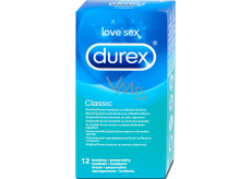 Durex Classic klasický kondom nominální šířka: 56 mm 12 kusů