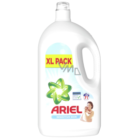 Ariel Sensitive Skin tekutý prací gel 71 dávek 3,905 l