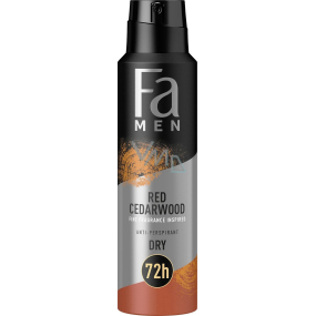 Fa Men Red Cedarwood Fine Fragrance Inspired 72h antiperspirant deodorant sprej pro muže 150 ml