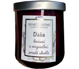 Heart & Home Sladké třešně sójová vonná svíčka se jménem Dáša 110 g