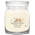 Yankee Candle Soft Wool & Amber - Jemná vlna a ambra vonná svíčka Signature střední sklo 2 knoty 368 g