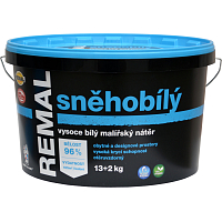 REMAL Sněhobílý vysoce bílá barva na zeď, 13+2 kg