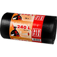 Alufix silné pytle na odpad, 35 µ, 100 × 125 cm, 240 l, 10 ks