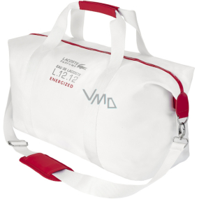 Lacoste L 12.12 Energized Sport Bag Taška bílá velká 48 x 29,5 x 20 cm