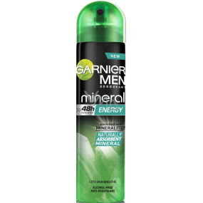Garnier Men Mineral Energy deodorant sprej pro muže 150 ml