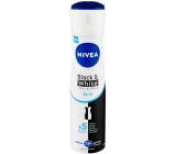 Nivea Invisible Black & White Pure antiperspirant deodorant sprej pro ženy 150 ml