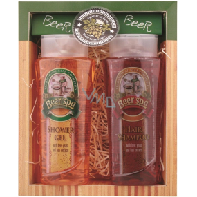 Bohemia Gifts Beer Spa sprchový gel 250 ml + šampon na vlasy 250 ml, dárková sada