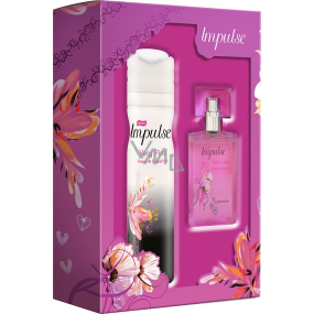Impulse True Love parfémovaný deodorant sprej 75 ml + toaletní voda 30 ml, dárková sada pro ženy
