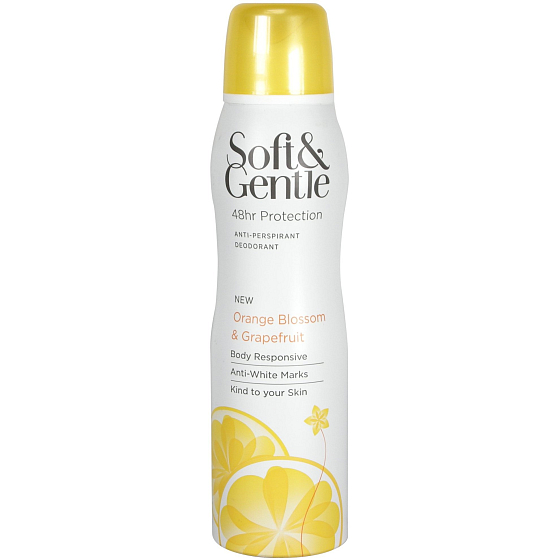 Soft & Gentle Orange Blossom & Grapefruit antiperspirant deodorant sprej 150 ml