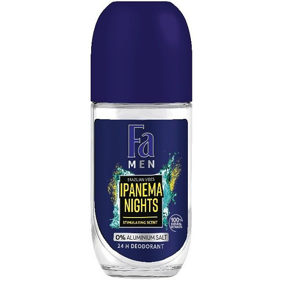 Fa Men Brazilian Vibes Ipanema Nights antiperspirant deodorant roll-on pro muže 50 ml