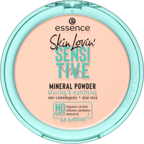 Essence Skin Lovin' Sensitive Mineral Powder minerální pudr 01 Translucent 9 g