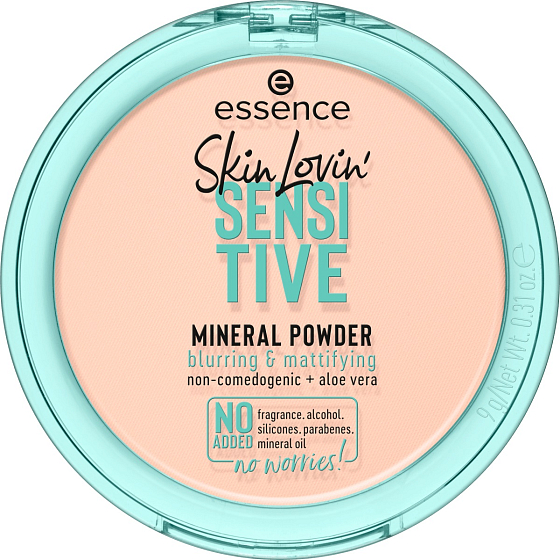Essence Skin Lovin' Sensitive Mineral Powder minerální pudr 01 Translucent 9 g