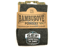 Albi Bambusové ponožky Šéf, velikost 39 - 46