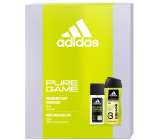 Adidas Pure Game parfémovaný deodorant sklo 75 ml + sprchový gel 250 ml, kosmetická sada pro muže