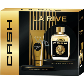 La Rive Cash Man toaletní voda 100 ml + sprchový gel 100 ml, dárková sada pro muže