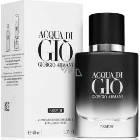 Giorgio Armani Acqua di Gio Parfum parfém plnitelný flakon pro muže 40 ml