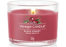 Yankee Candle Black Cherry - Zralé třešně vonná svíčka votivní sklo 37 g