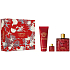 Versace Eros Flame parfémovaná voda 100 ml + sprchový gel 150 ml + parfémovaná voda 5 ml, dárková sada pro muže