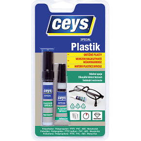 Ceys Special Plastik lepidlo na obtížné plasty, 3 g + 4 ml Ceys Special Plastik lepidlo na obtížné plasty, 3 g + 4 ml