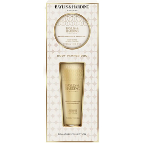 Baylis & Harding Mandarinka a grep dárkový set sprchový gel 100 ml + tělové máslo 100 ml