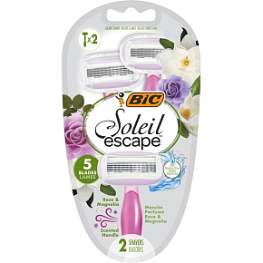 BIC Soleil Escape Rose & Magnolia, dámská jednorázová holítka, 2 ks BIC Soleil Escape Rose & Magnolia, dámská jednorázová holítka, 2 ks