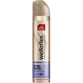Wellaflex 2nd Day Volume – lak na vlasy, extra silná fixace, 75 ml