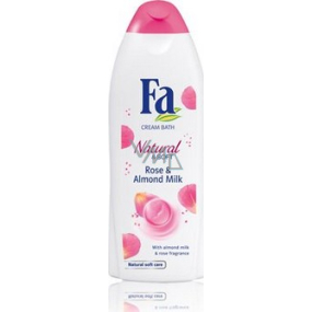 Fa Natural & Soft Růže & Mandlové mléko krémová pěna do koupele 500 ml