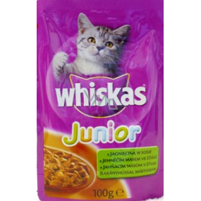Whiskas Junior s jehněčím masem ve šťávě 100 g