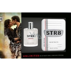 Str8 Unlimited toaletní voda 100 ml + voda po holení 50 ml, dárková sada