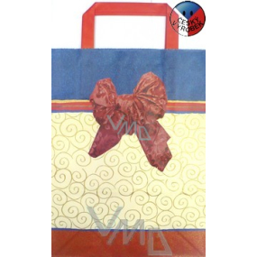 Nekupto Dárková kraftová taška 29 x 22 x 10 cm Mašle 1 kus