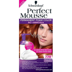 Perfect Mousse Permanent Color barva na vlasy 778 Karmínově červený
