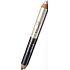 Princessa Davis Eye Double Colour oční stíny v tužce + ořezávátko 012 šedá a bílá 6 g