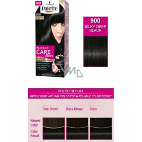 Schwarzkopf Palette Perfect Color Care barva na vlasy 900 Hedvábný sytě černý