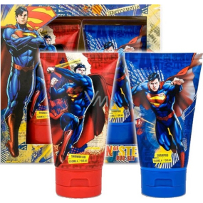 Superman šampon na vlasy pro děti 150 ml + sprchový gel 150 ml, kosmetická sada