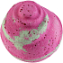 Bomb Cosmetics Brusinka a limetka - Cranberry and Lime Šumivý balistik do koupele 160 g