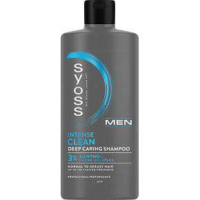Syoss Men Clean & Cool šampon pro normální až mastné vlasy, 440 ml