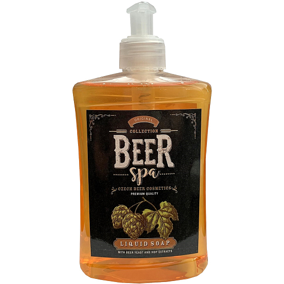 Bohemia Gifts Beer Spa extrakt z pivních kvasnic a chmele pivní tekuté mýdlo 500 ml
