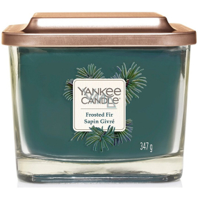 Yankee Candle Frosted Fir - Ojíněná jedle sojová vonná svíčka Elevation střední sklo 3 knoty 347 g