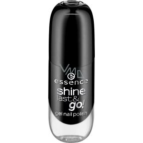 Essence Shine Last & Go! lak na nehty 46 Black Is Back 8 ml