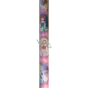 Ditipo Dárkový balicí papír 70 x 200 cm Vánoční Disney hlavy princezny tmavě růžový