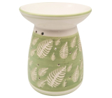 Aromalampa keramická s listy 16 cm