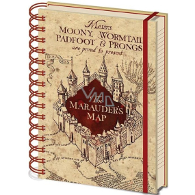 Epee Merch Harry Potter - Pobertův plánek blok A5 21 x 14,8 cm kroužkový linkovaný