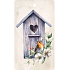 Bohemia Gifts Aromatická vonná karta Ptáček jemná a čistá vůně 11 x 6,3 cm