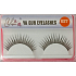 EyelaShes Umělé řasy s lepidlem 027 Černé 1 pár