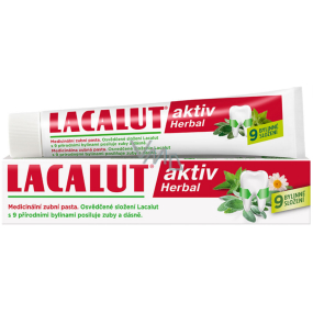 Lacalut Aktiv Herbal zubní pasta 75 ml